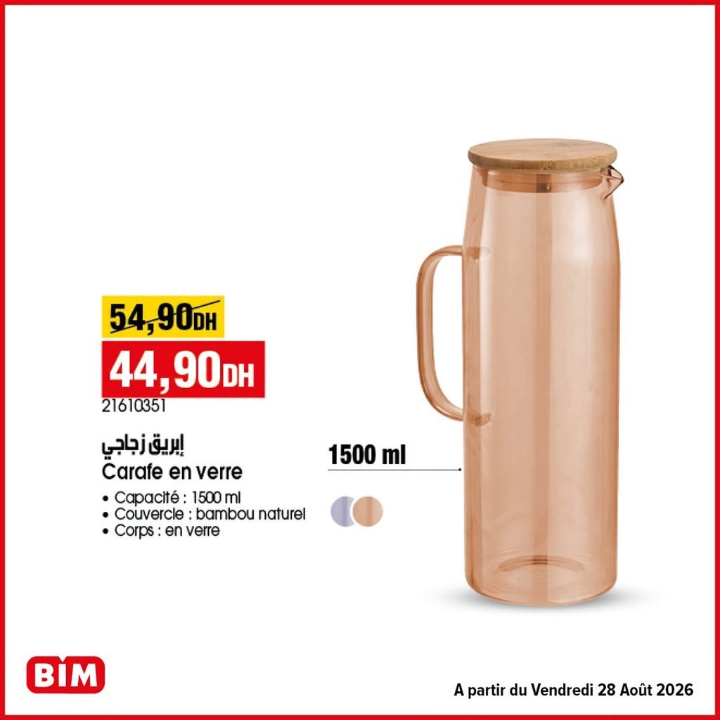 Promotion Bim vendredi 28 Aout 2026