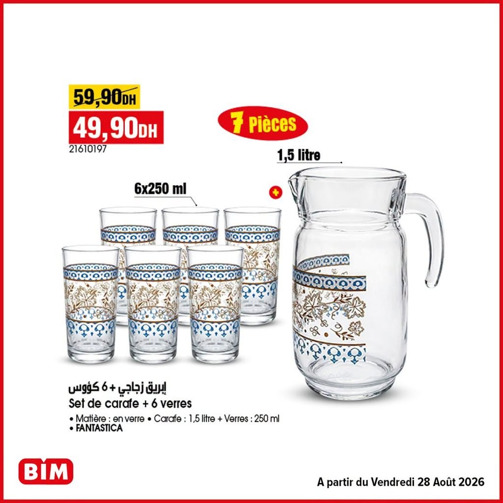 Promotion Bim vendredi 28 Aout 2026