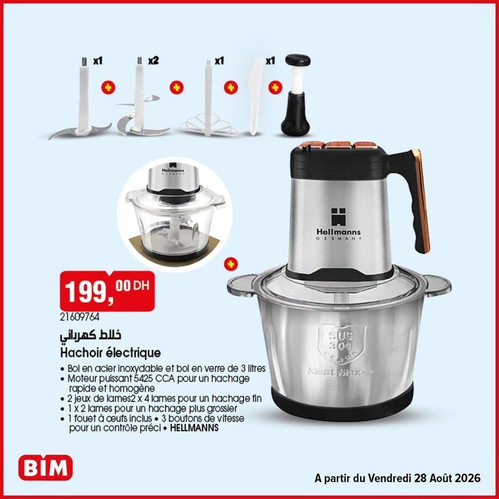 Promotion Bim vendredi 28 Aout 2026