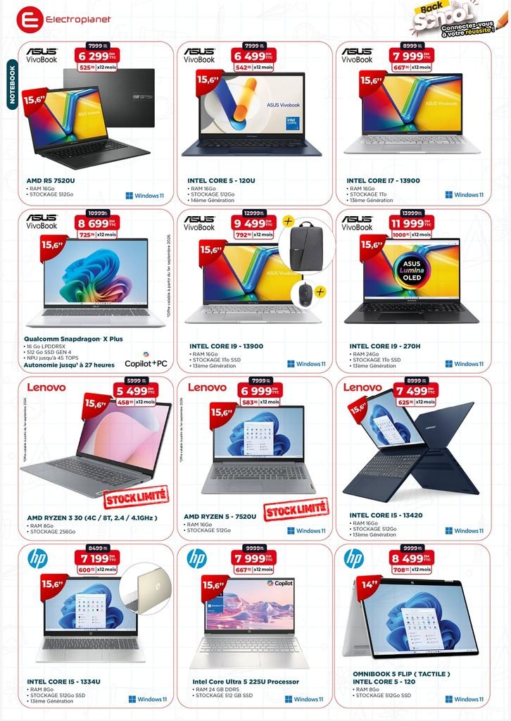 Soldes Electroplanet Back To School 2026