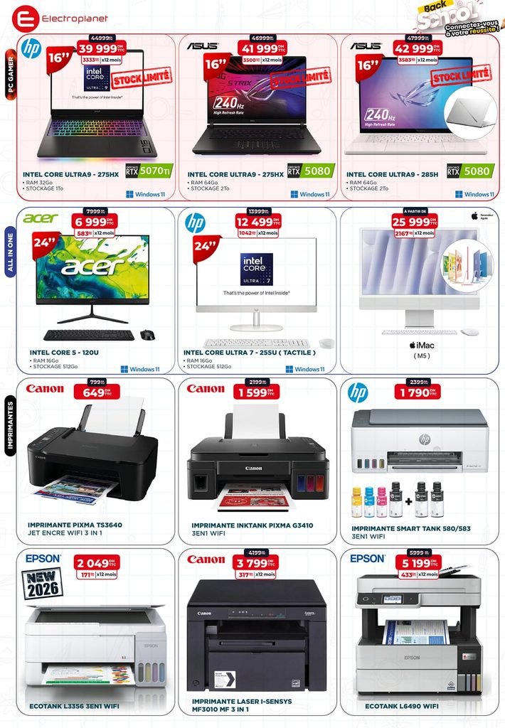 Soldes Electroplanet Back To School 2026