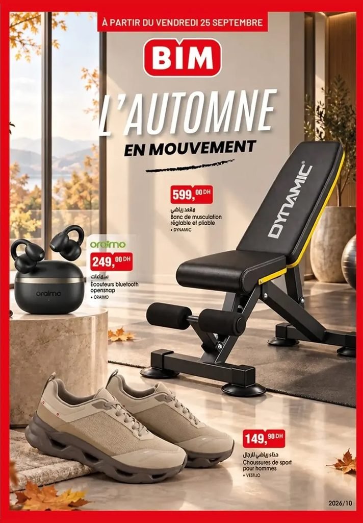 Catalogue Bim 25 Septembre 2026 produit de musculation