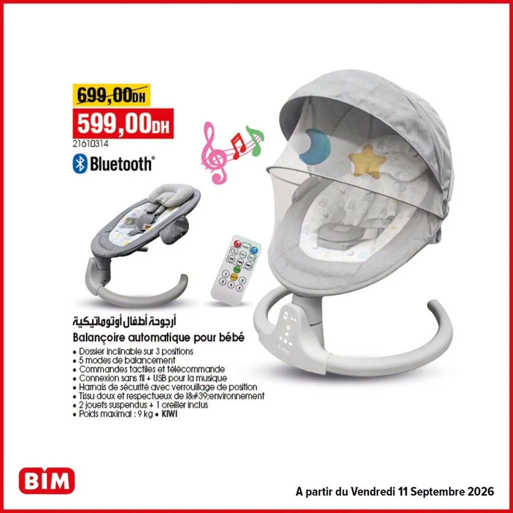 Promotion Bim vendredi 11 Septembre 2026