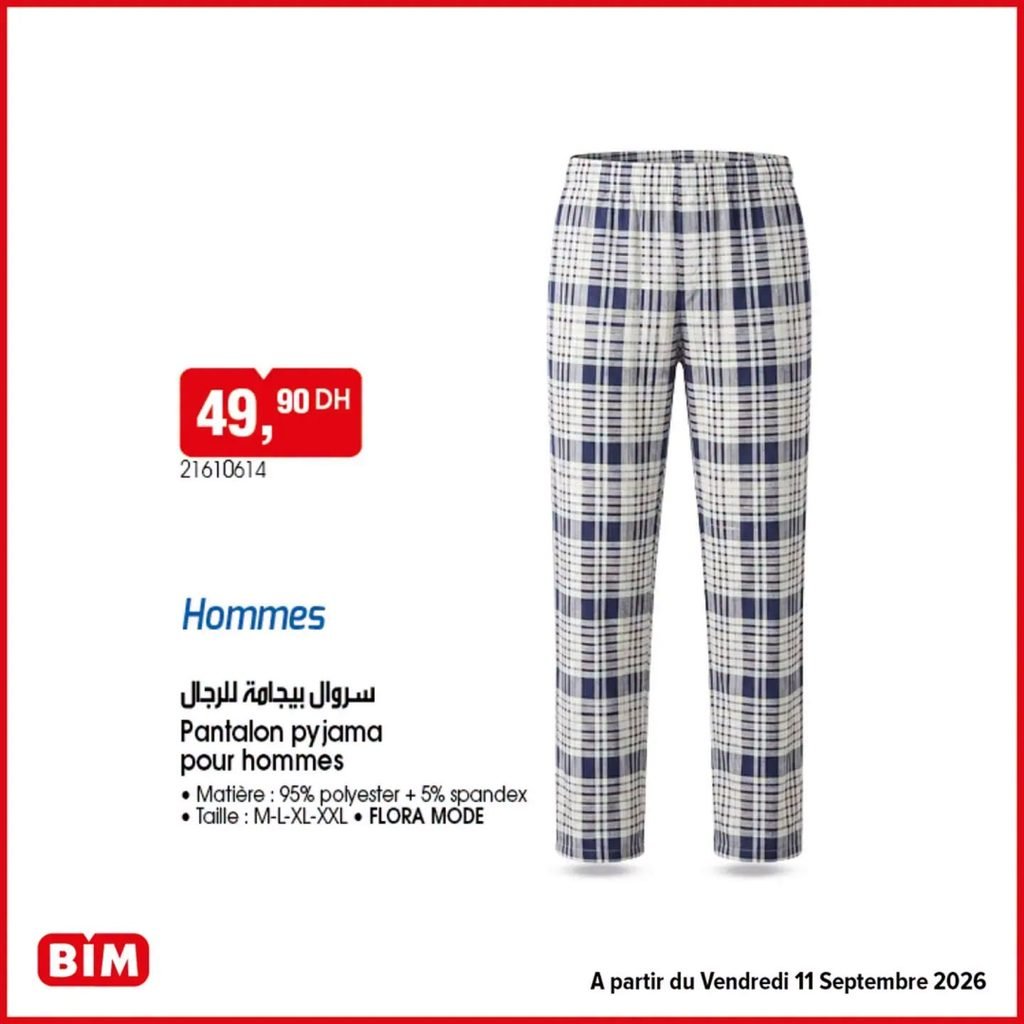 Promotion Bim vendredi 11 Septembre 2026