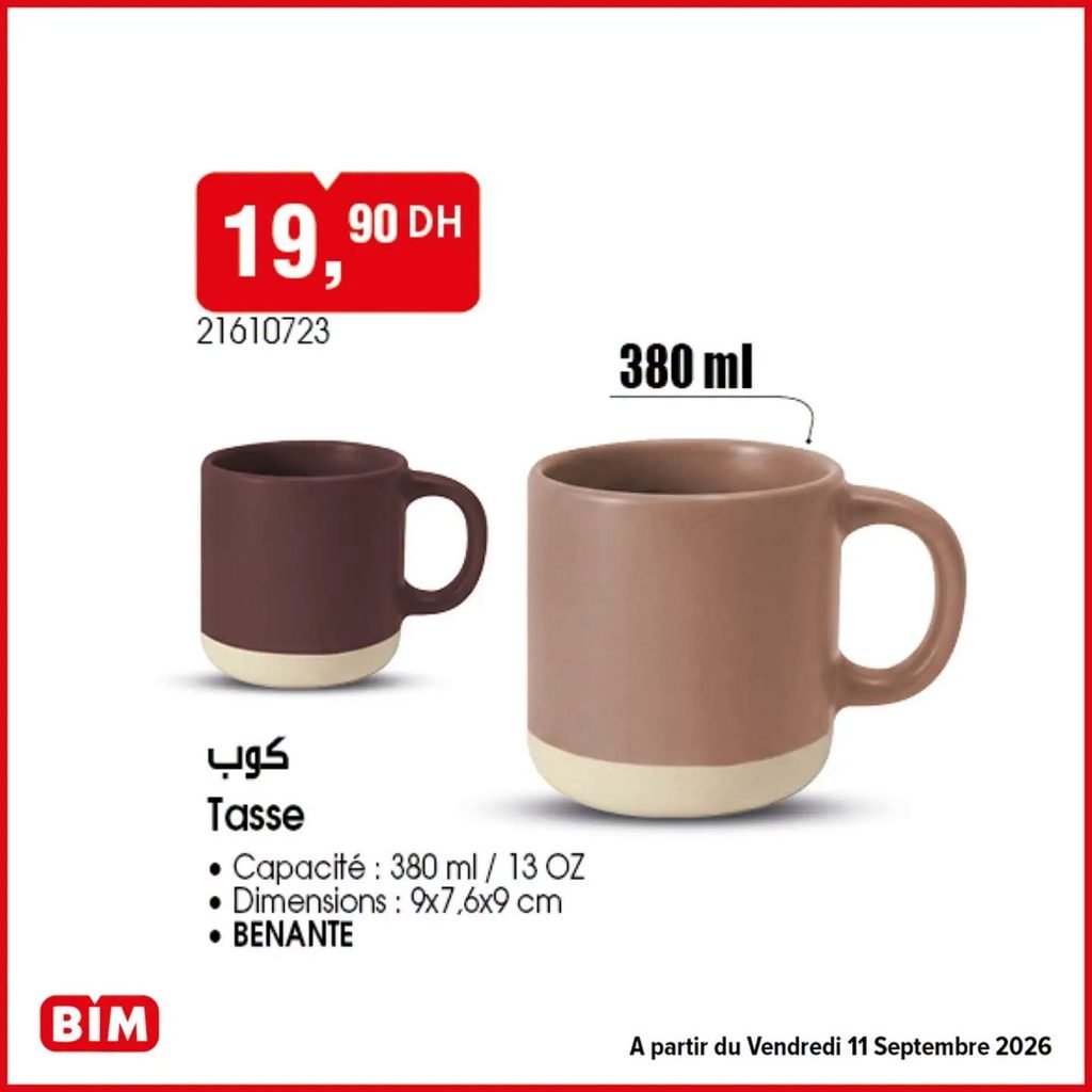 Promotion Bim vendredi 11 Septembre 2026