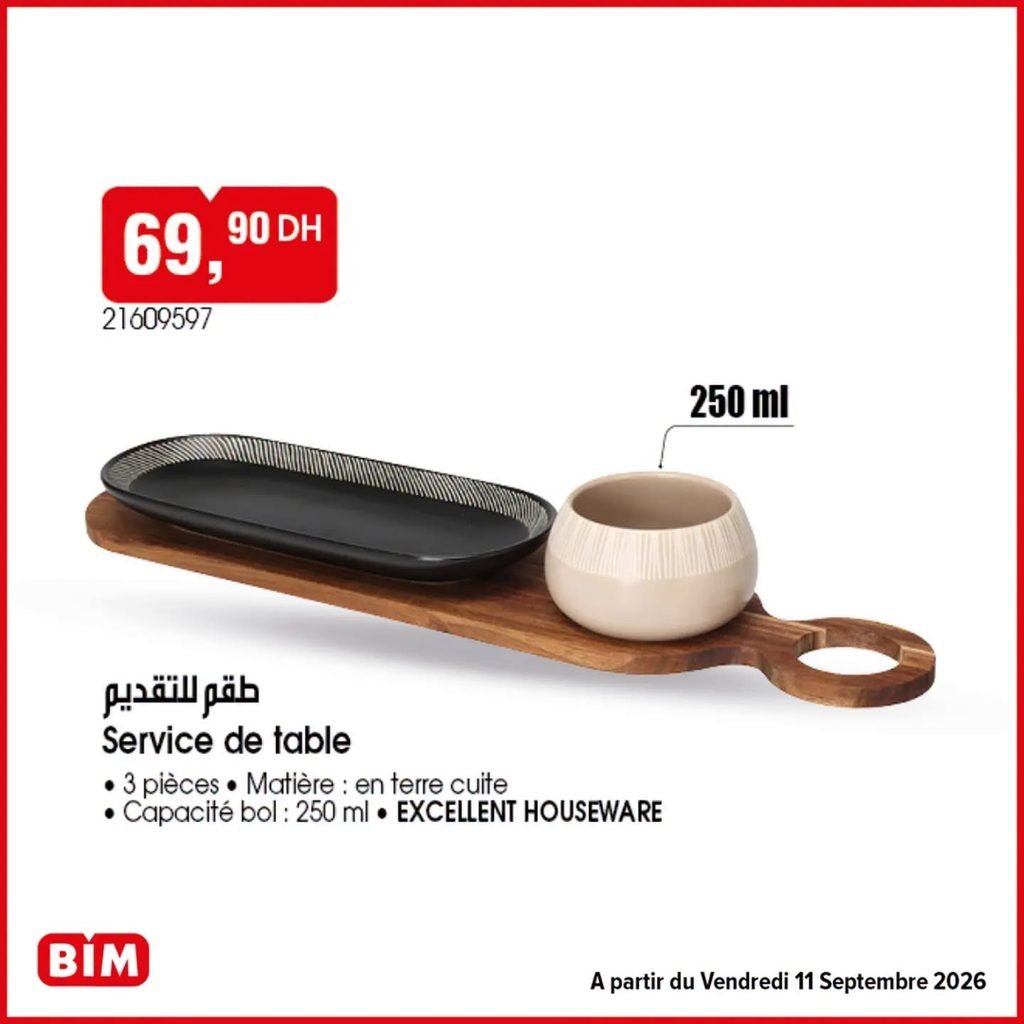 Promotion Bim vendredi 11 Septembre 2026