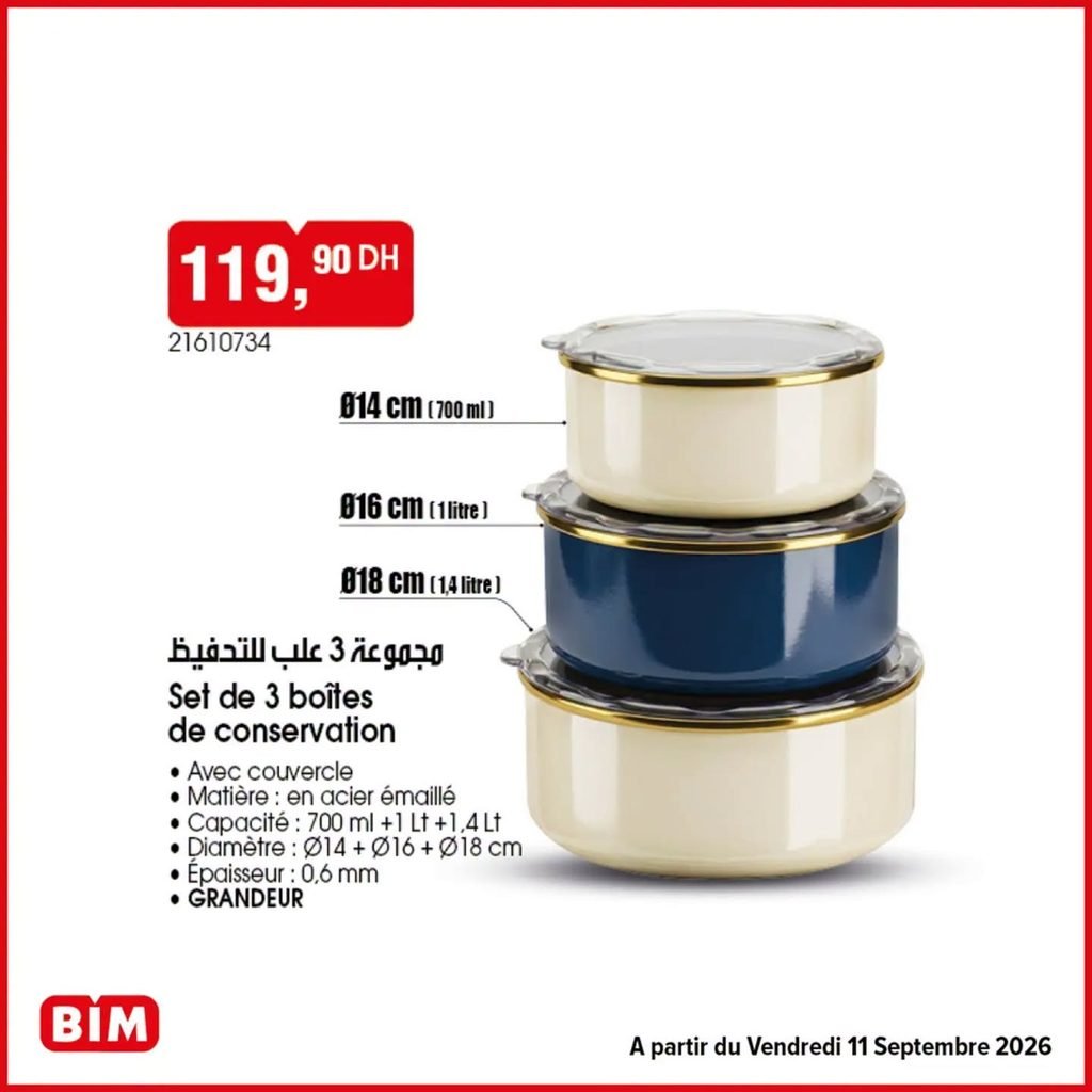 Promotion Bim vendredi 11 Septembre 2026