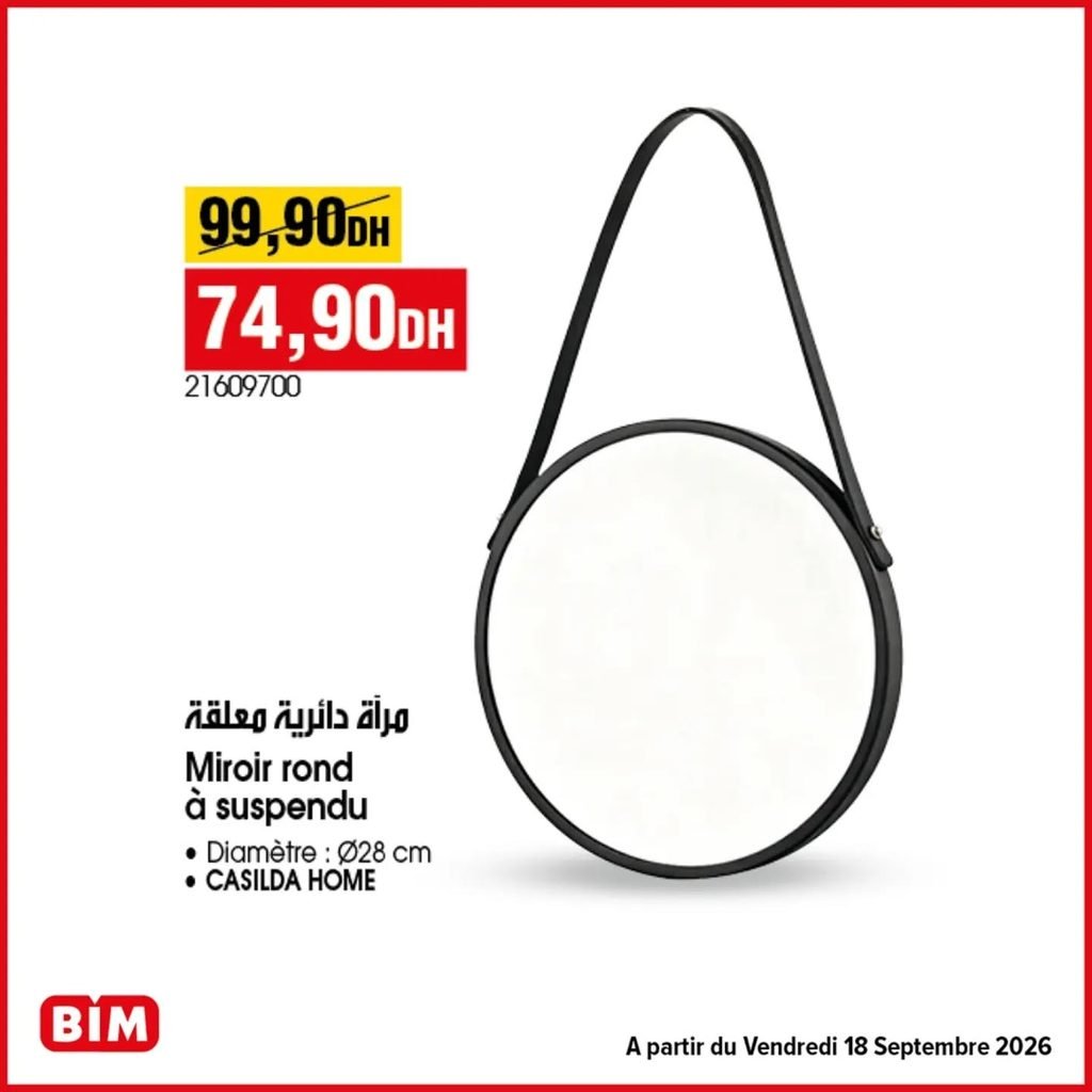 Promotion Bim vendredi 18 Septembre 2026
