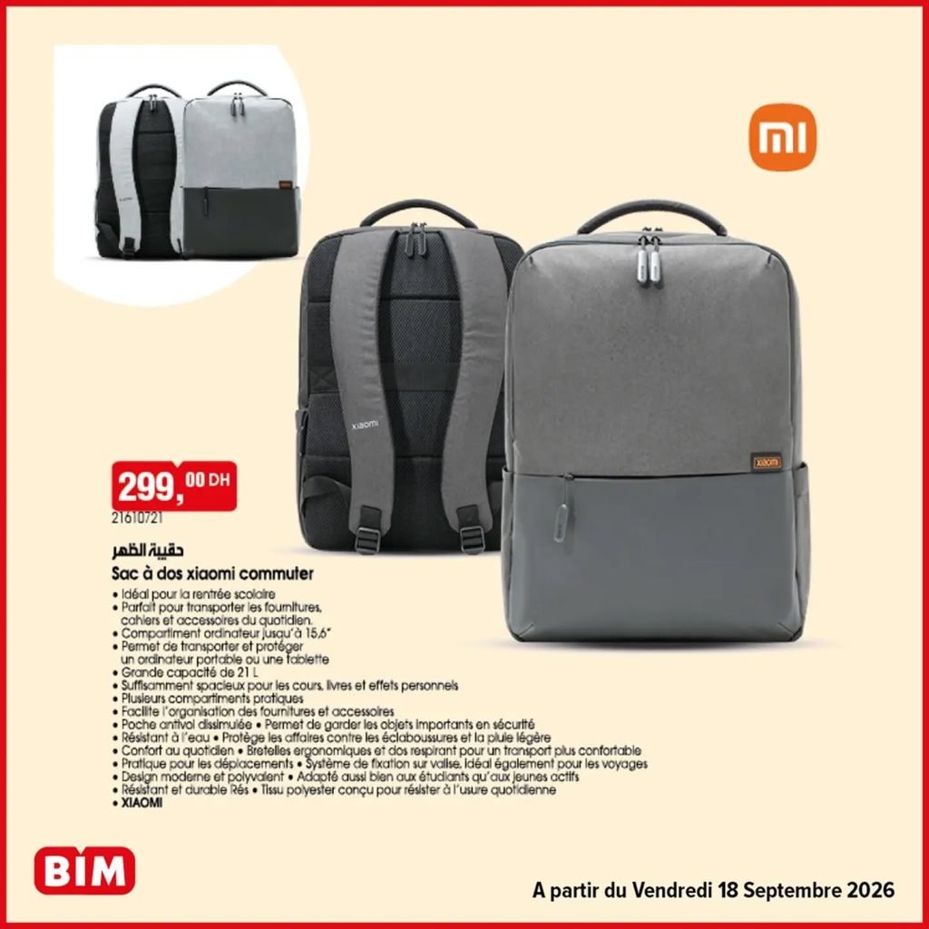 Promotion Bim vendredi 18 Septembre 2026