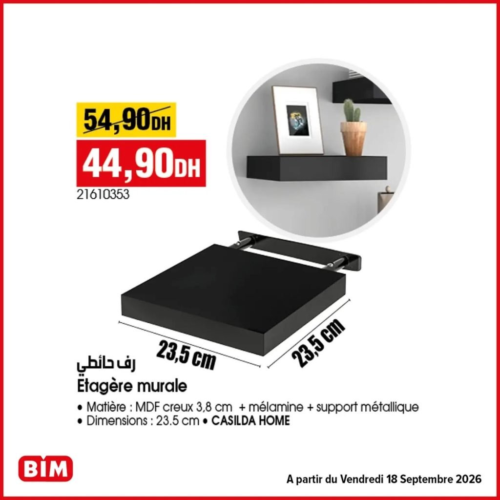 Promotion Bim vendredi 18 Septembre 2026