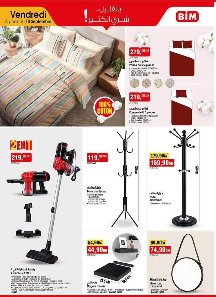 Promotion Bim vendredi 18 Septembre 2026