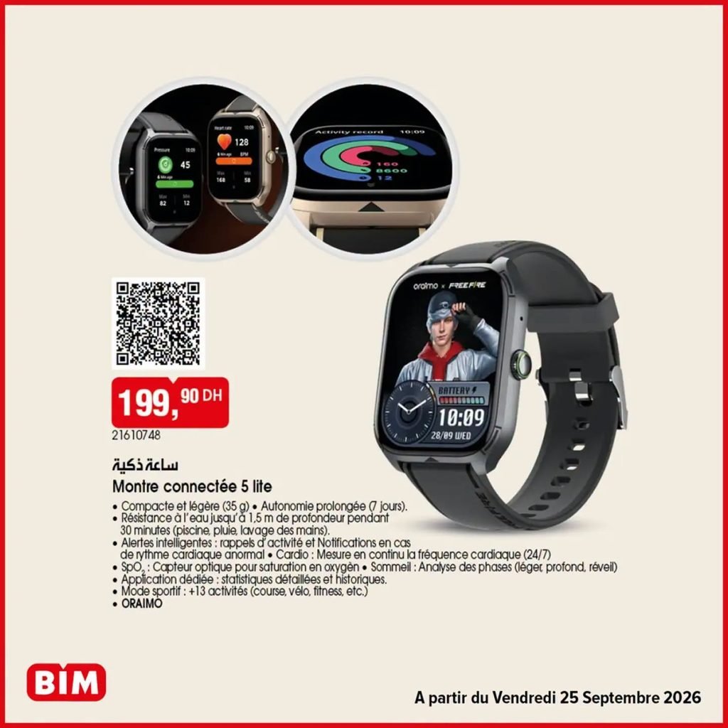 Promotion Bim vendredi 25 Septembre 2026