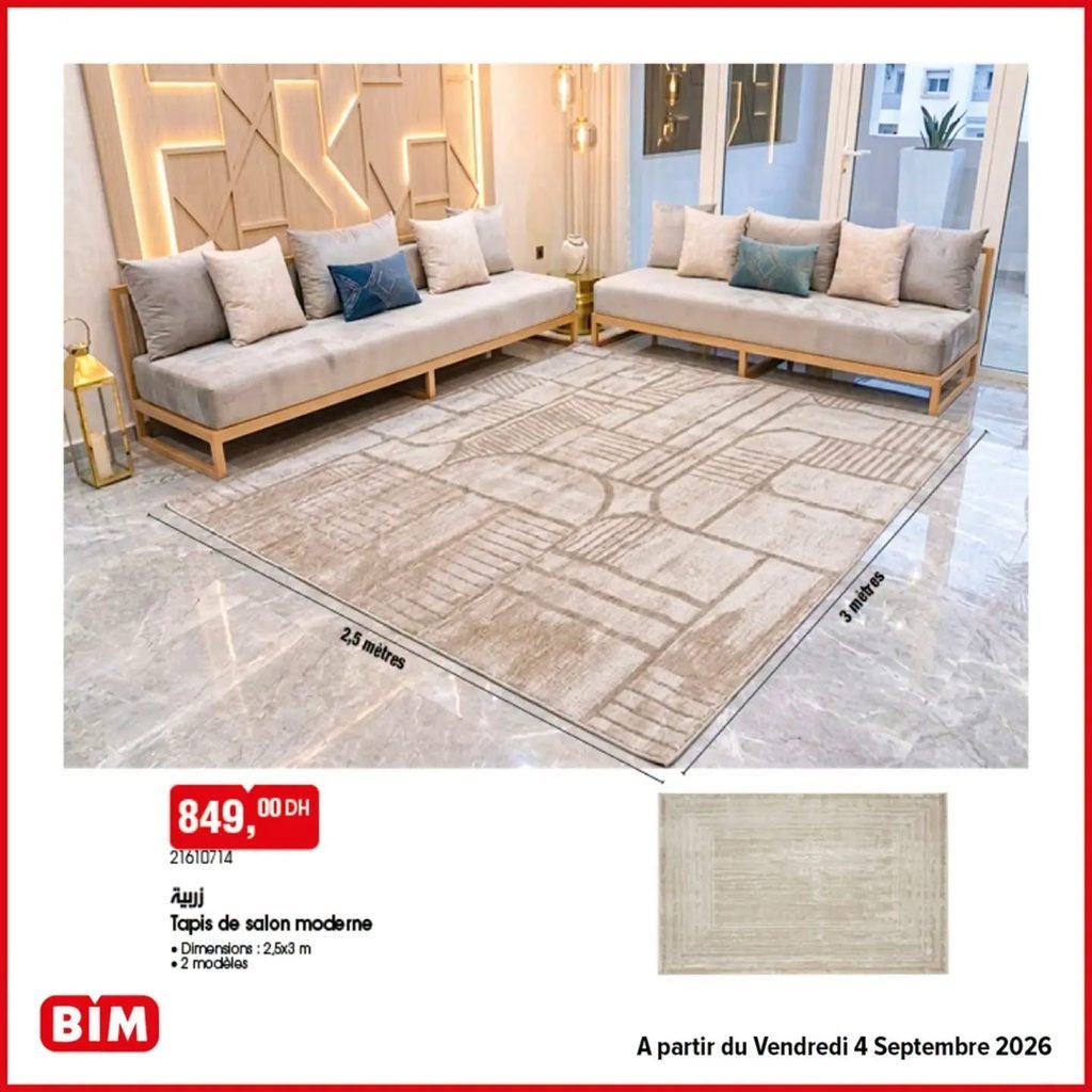 Promotion Bim vendredi 4 Septembre 2026