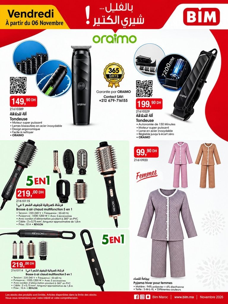 Catalogue Bim vendredi 6 november 2026 beauté et outils pour voiture