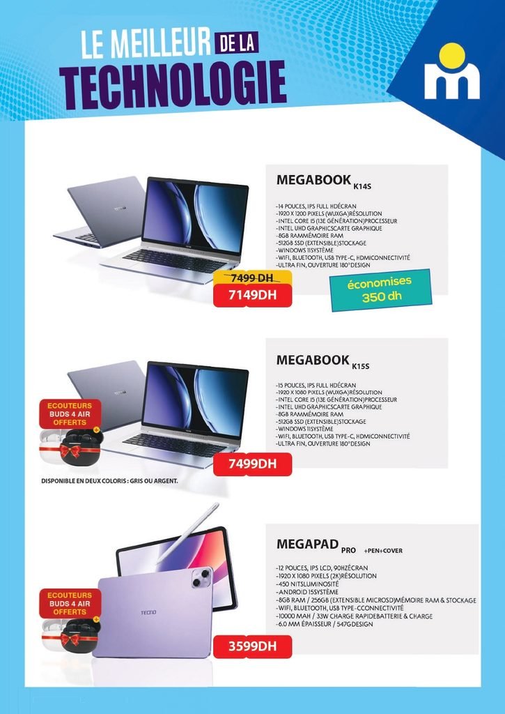 Catalogue Marjane du 01 au 31 octobre 2026 Le meilleur de la Technologie