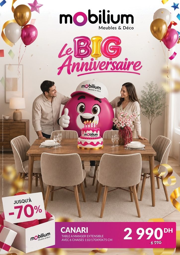 Catalogue mobilium jusqu'au 9 november 2026 Le big anniversaire