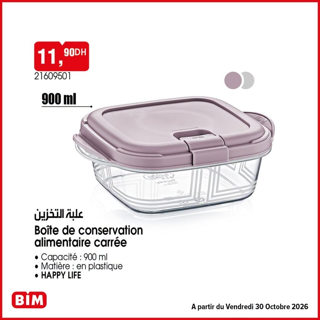 Prmotion Bim vendredi 30 octobre 2026