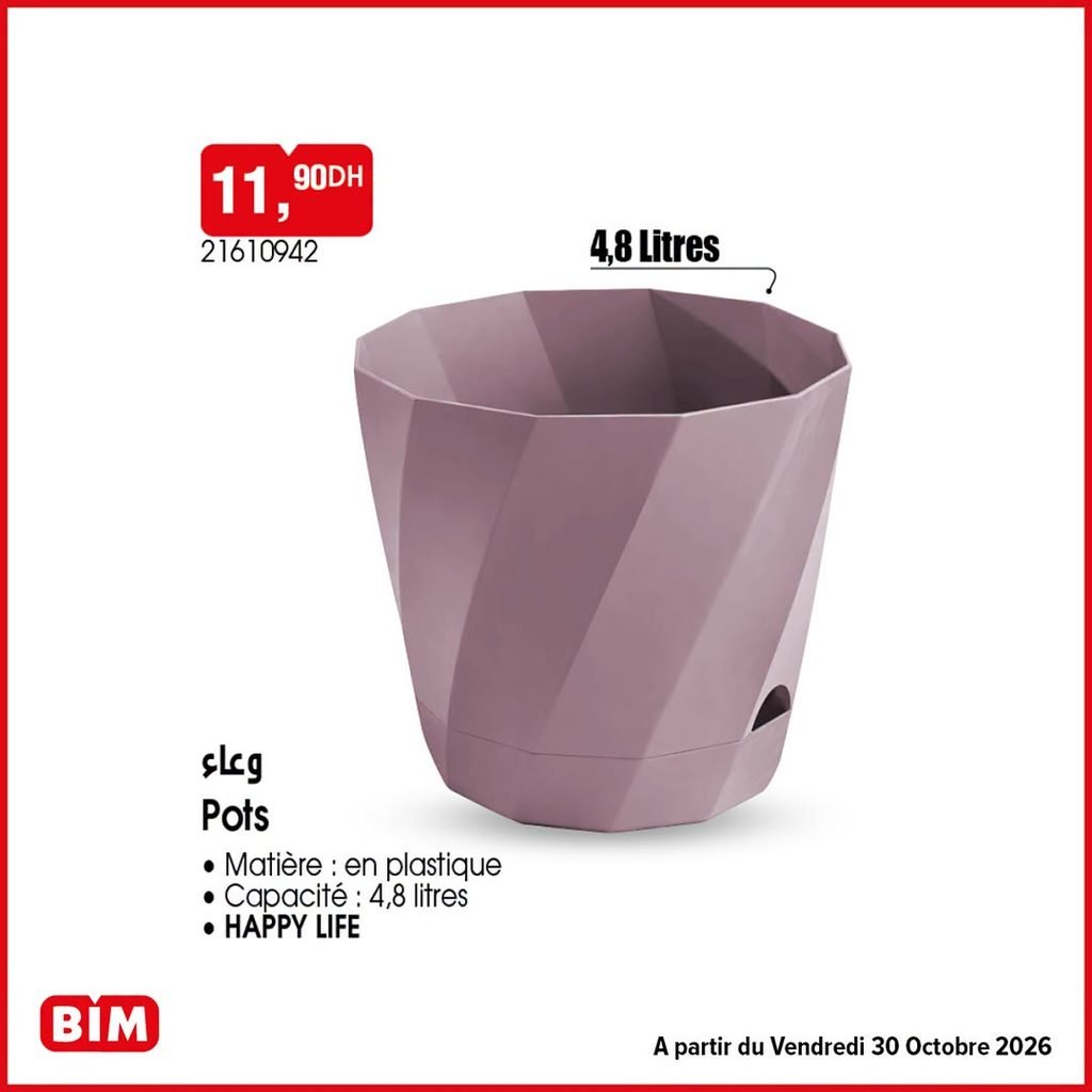 Prmotion Bim vendredi 30 octobre 2026