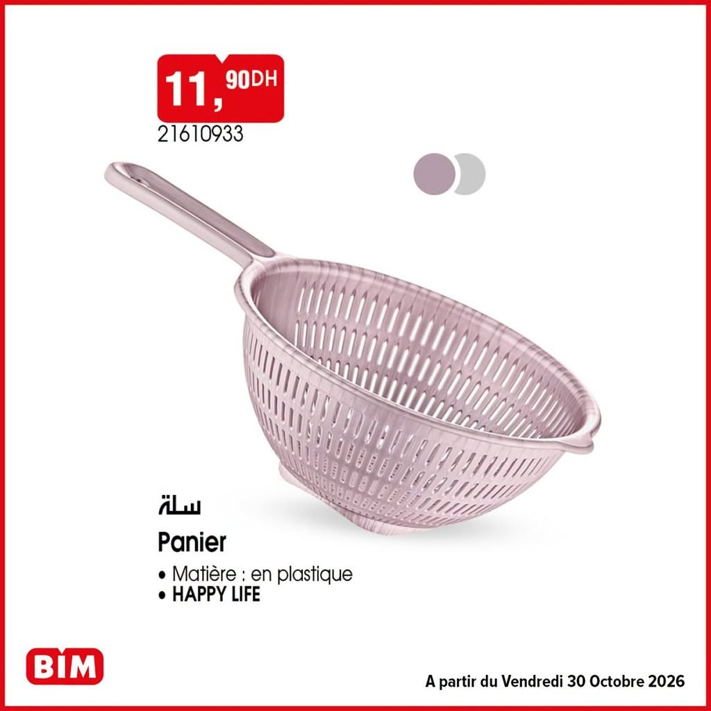 Prmotion Bim vendredi 30 octobre 2026