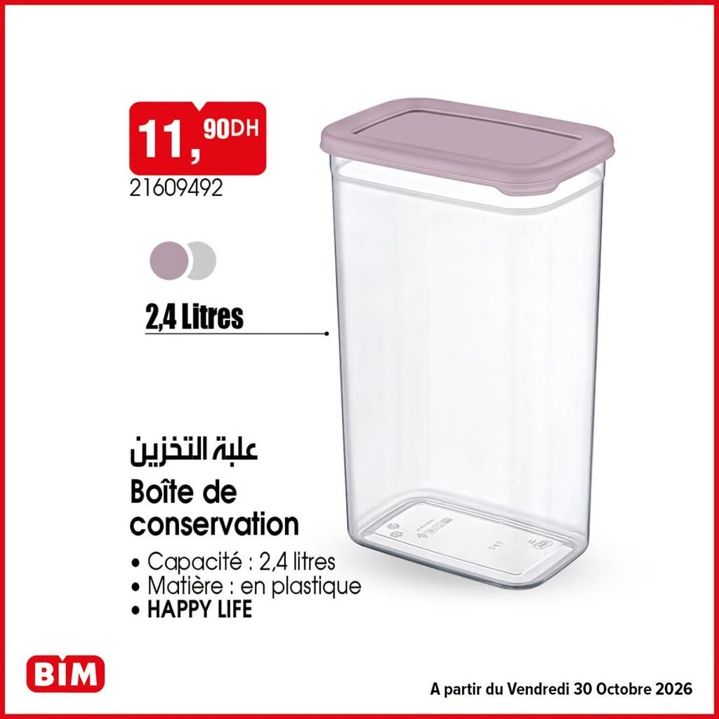 Prmotion Bim vendredi 30 octobre 2026