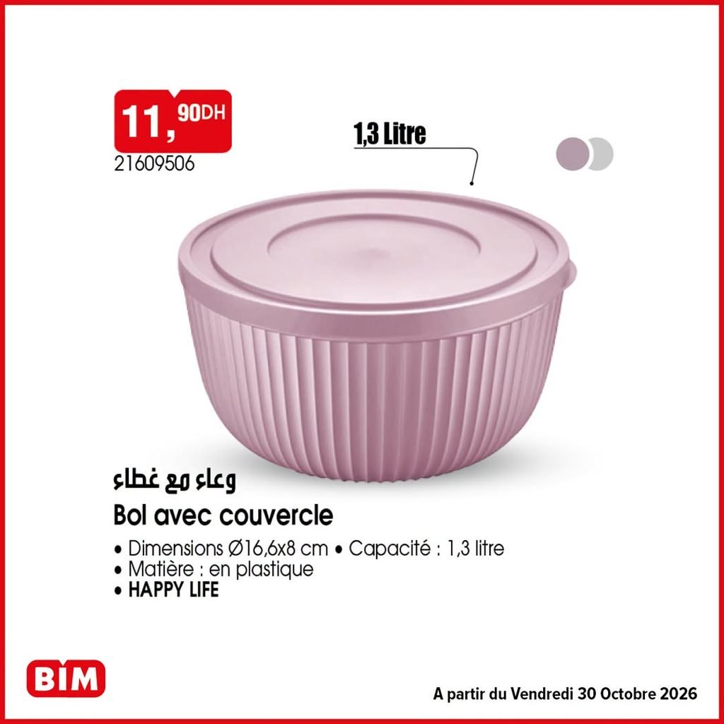 Prmotion Bim vendredi 30 octobre 2026