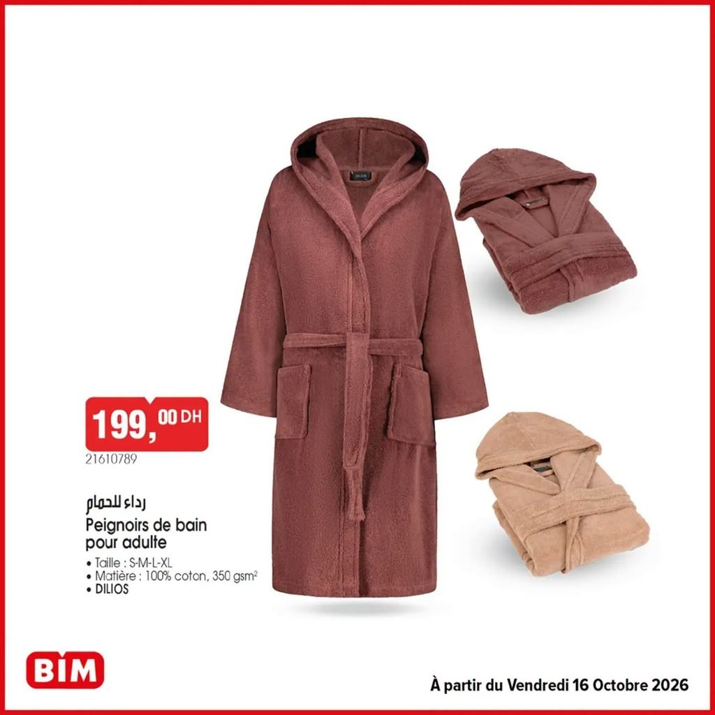 Promotion Bim vendredi 16 octobre 2026