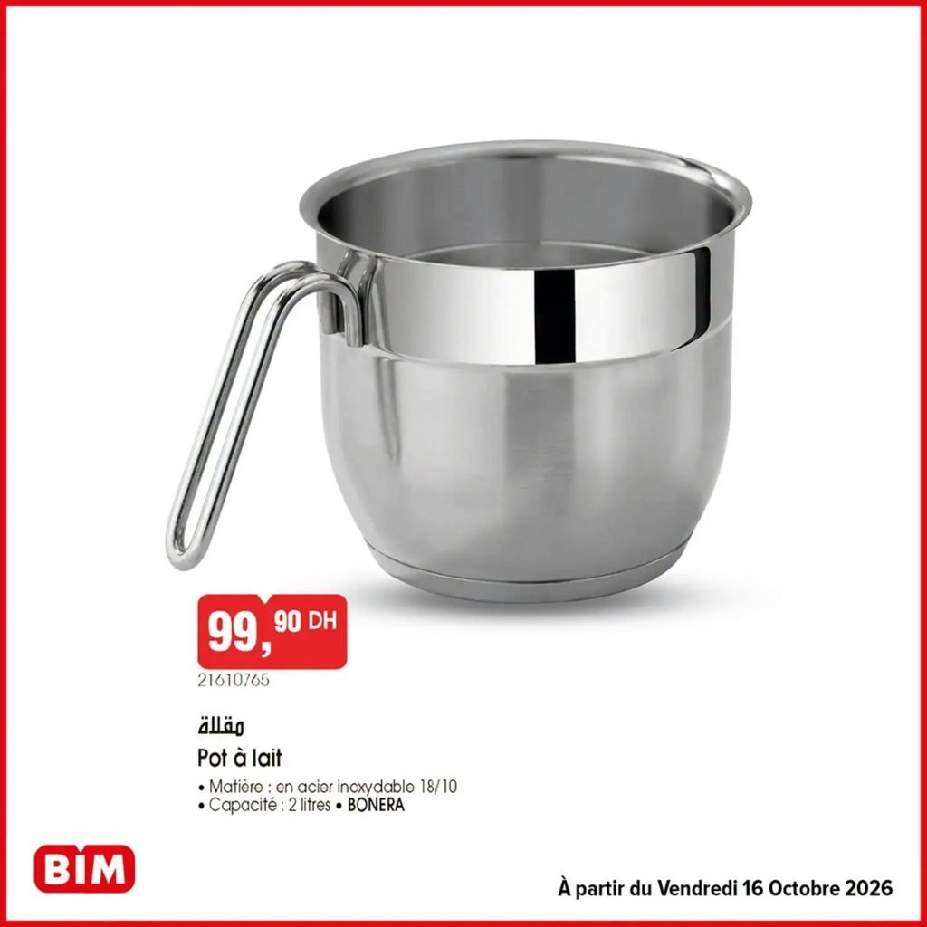 Promotion Bim vendredi 16 octobre 2026