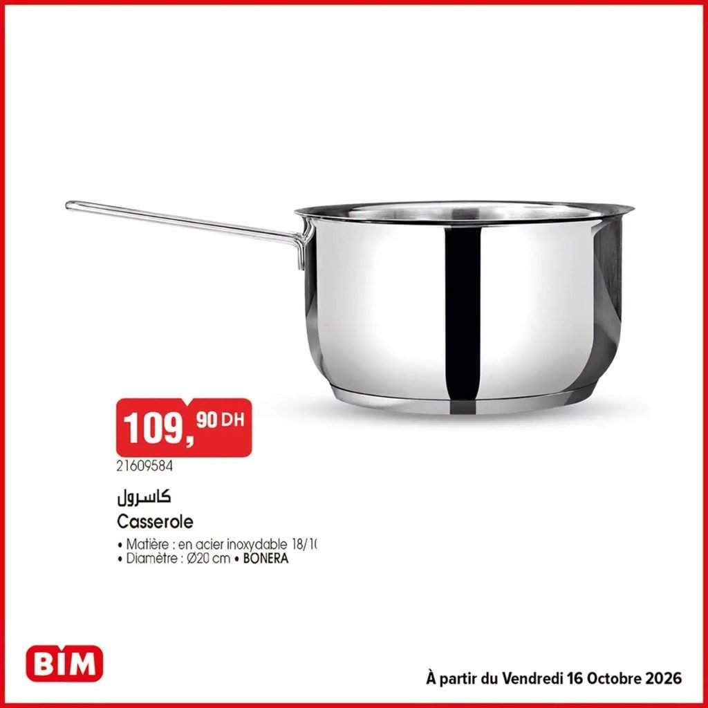 Promotion Bim vendredi 16 octobre 2026