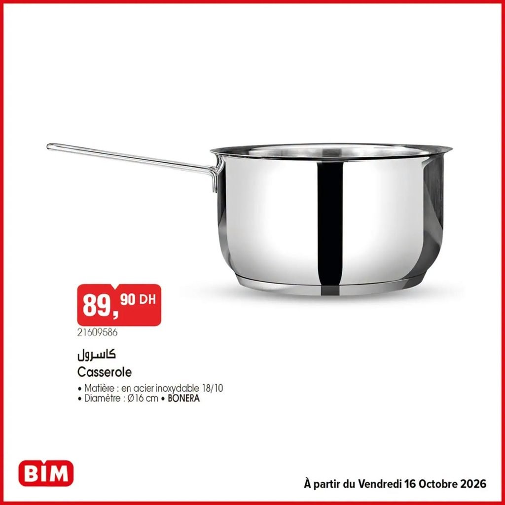 Promotion Bim vendredi 16 octobre 2026
