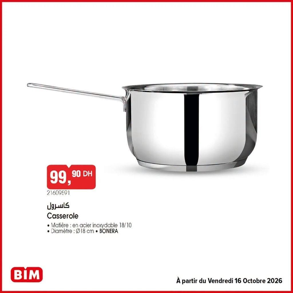 Promotion Bim vendredi 16 octobre 2026