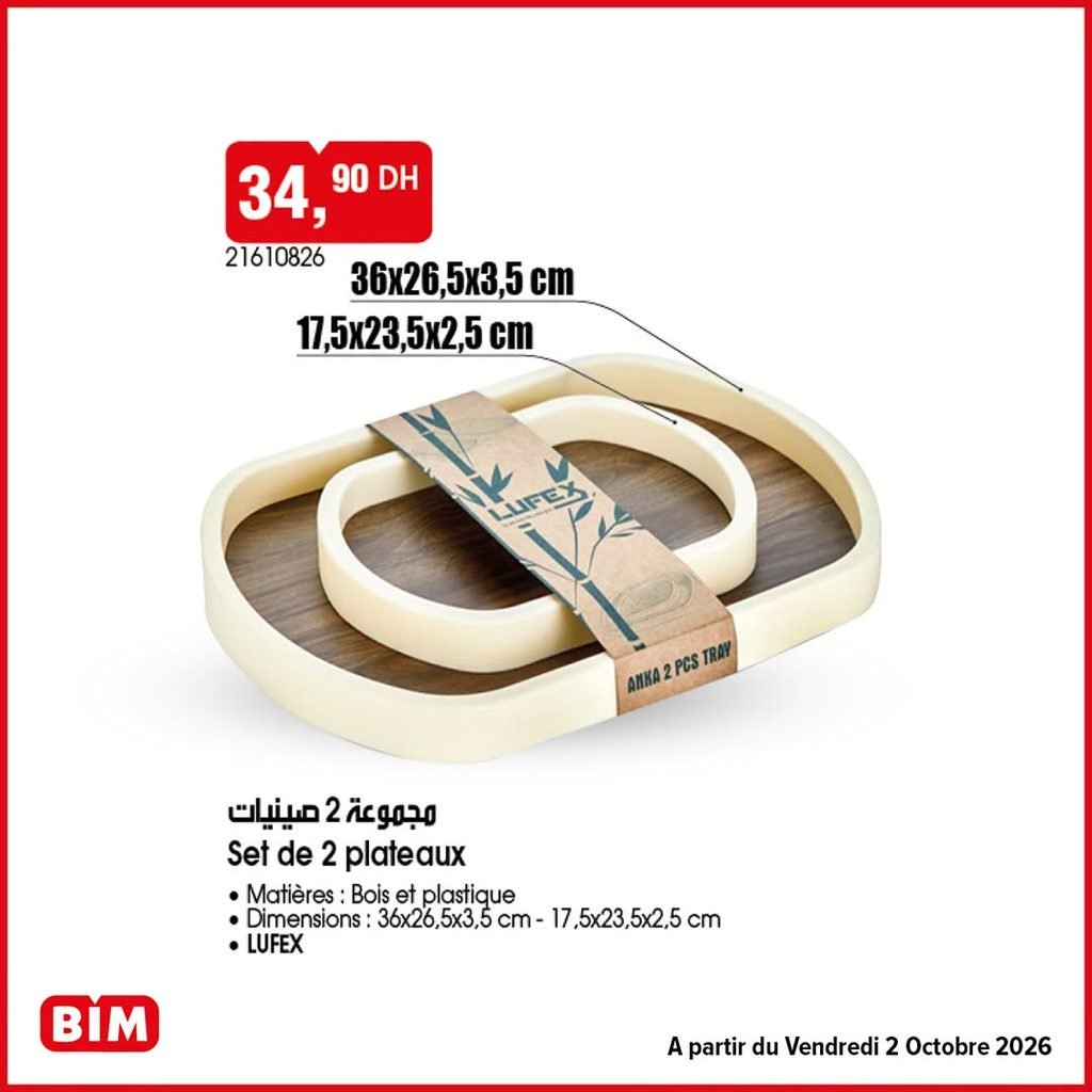 Promotion Bim vendredi 2 octobre 2026