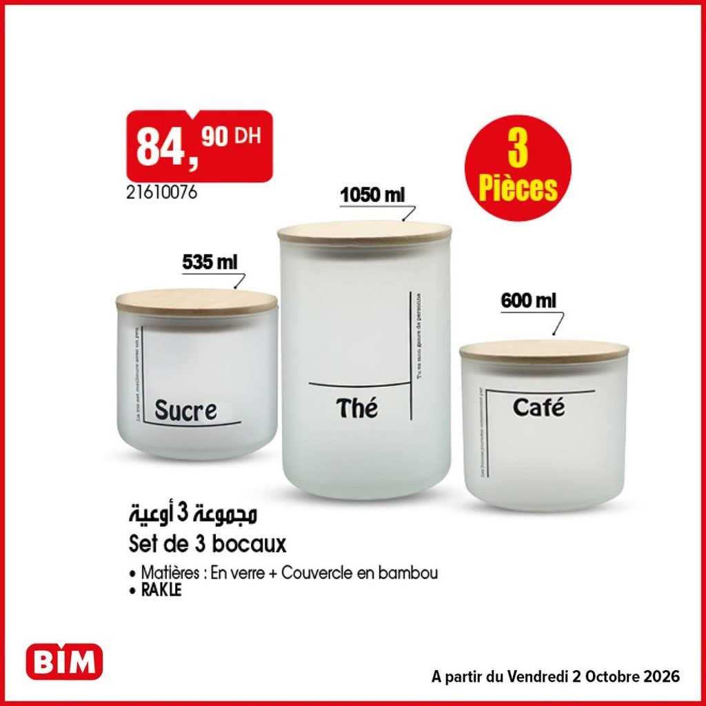 Promotion Bim vendredi 2 octobre 2026