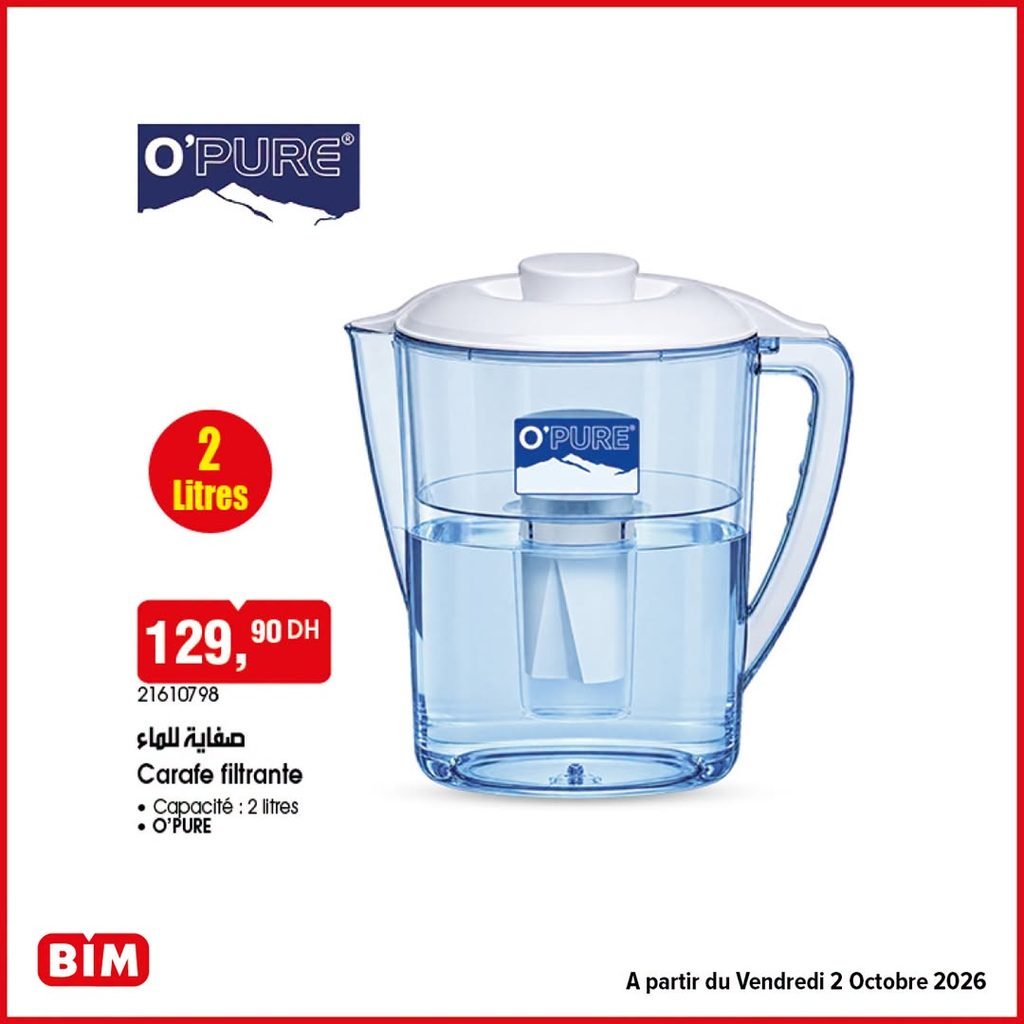 Promotion Bim vendredi 2 octobre 2026