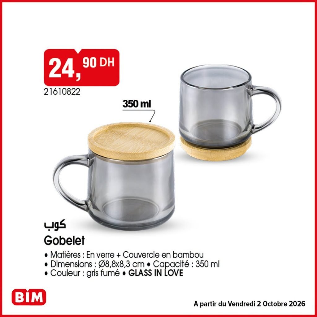 Promotion Bim vendredi 2 octobre 2026