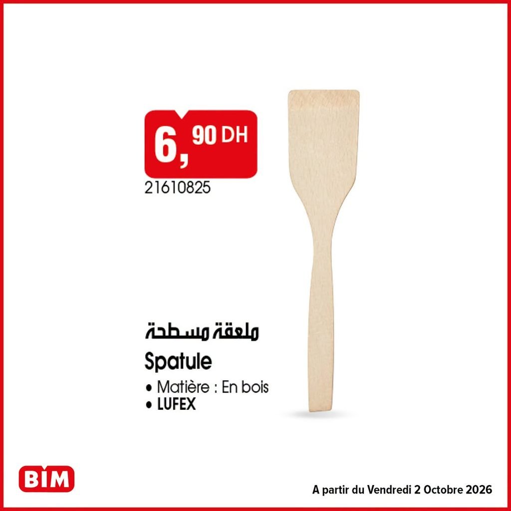 Promotion Bim vendredi 2 octobre 2026