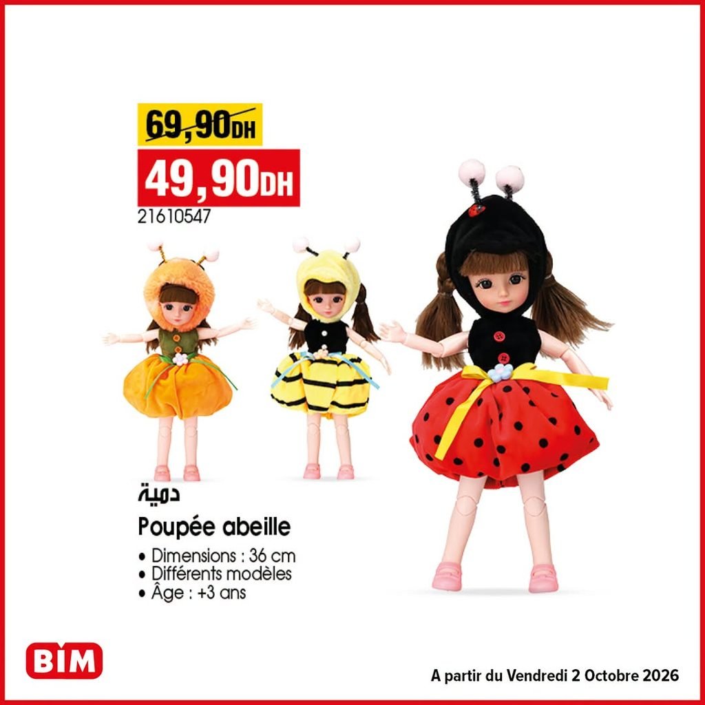 Promotion Bim vendredi 2 octobre 2026