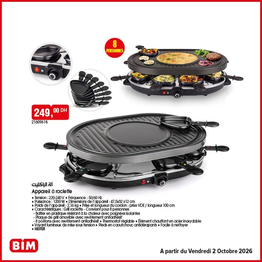 Promotion Bim vendredi 2 octobre 2026