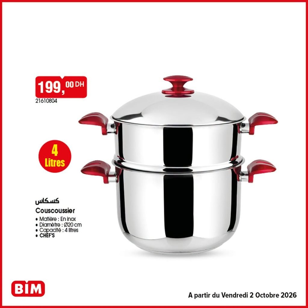 Promotion Bim vendredi 2 octobre 2026