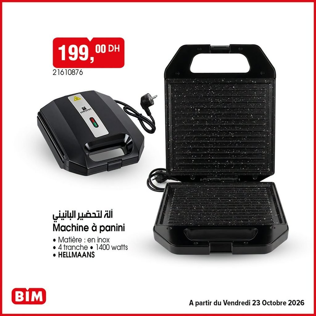 Promotion Bim vendredi 23 octobre 2026