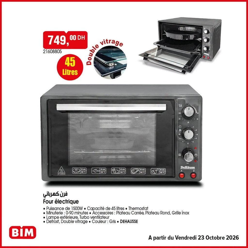 Promotion Bim vendredi 23 octobre 2026
