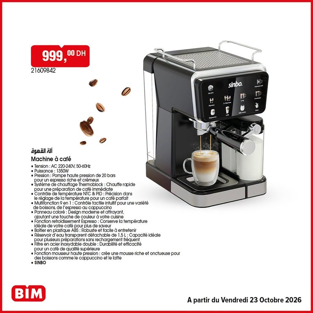 Promotion Bim vendredi 23 octobre 2026