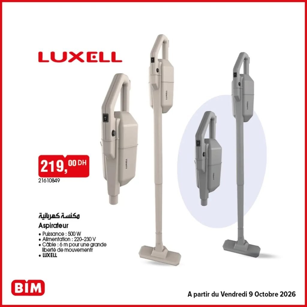 Promotion Bim vendredi 9 octobre 2026