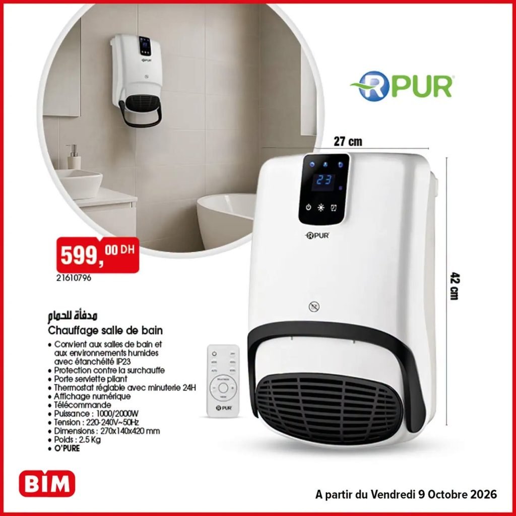 Promotion Bim vendredi 9 octobre 2026