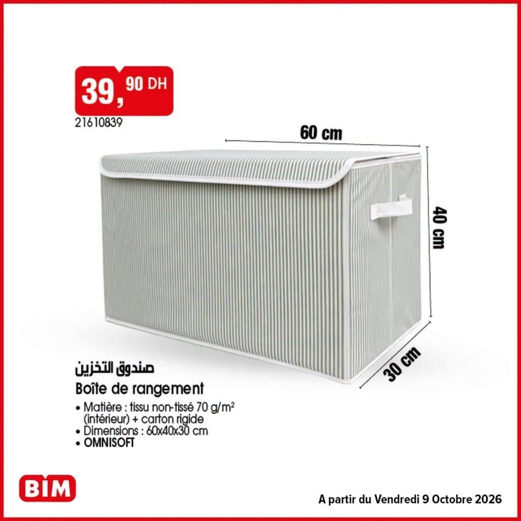 Promotion Bim vendredi 9 octobre 2026