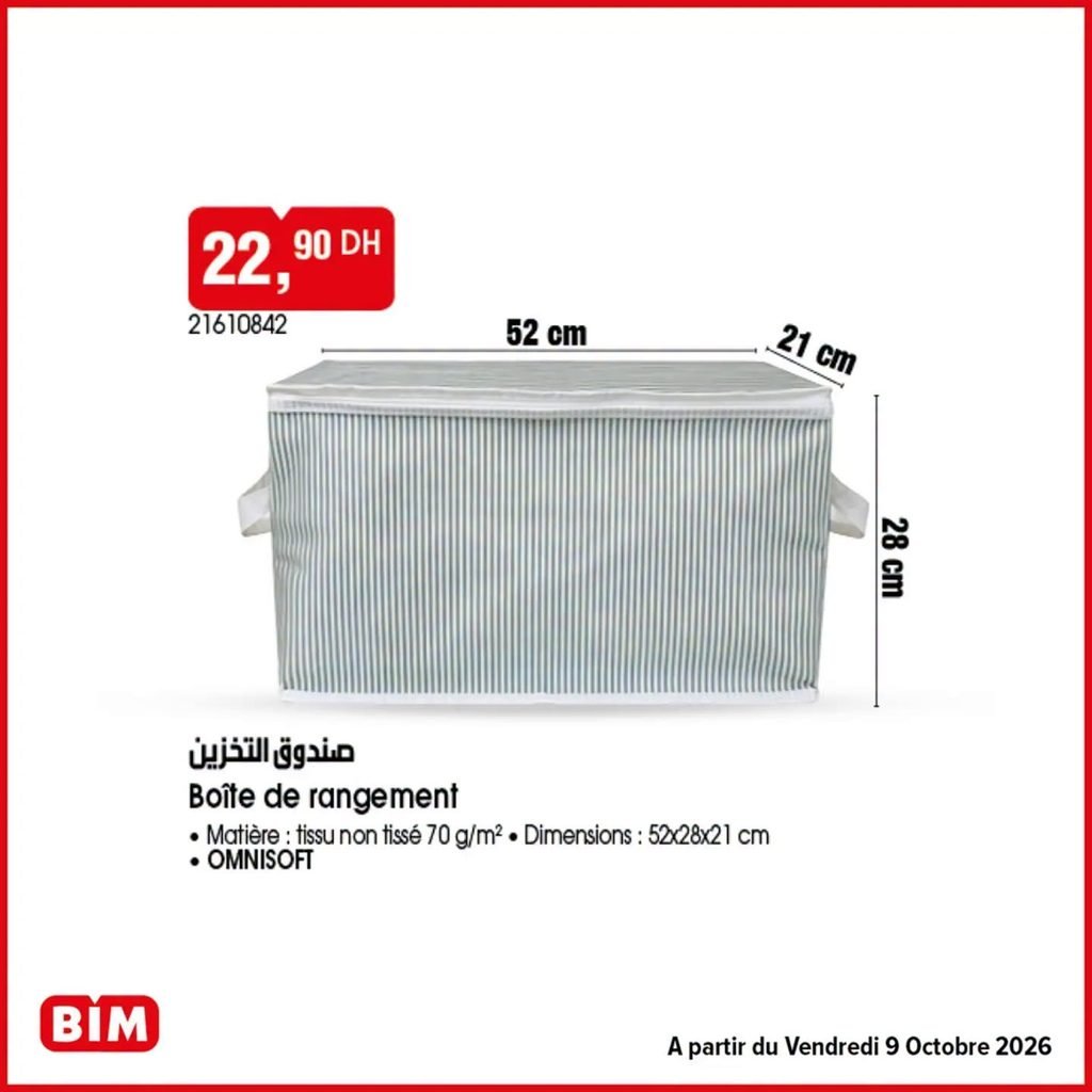 Promotion Bim vendredi 9 octobre 2026