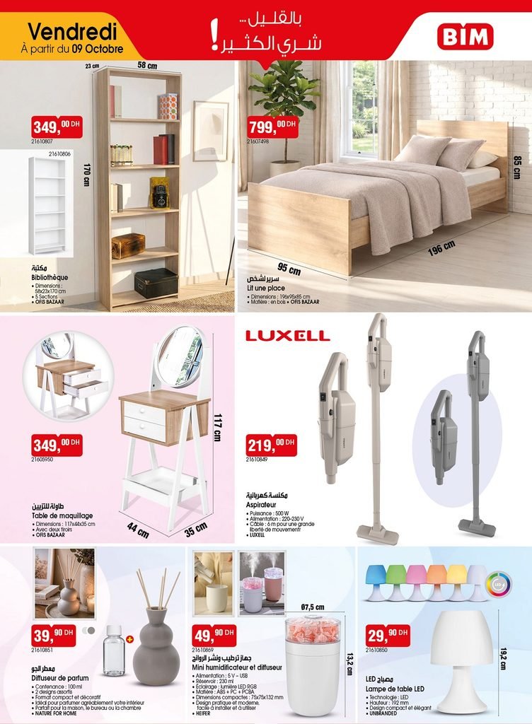 Promotion Bim vendredi 9 octobre 2026